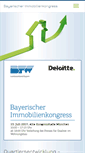 Mobile Screenshot of bayerischer-immobilienkongress.de